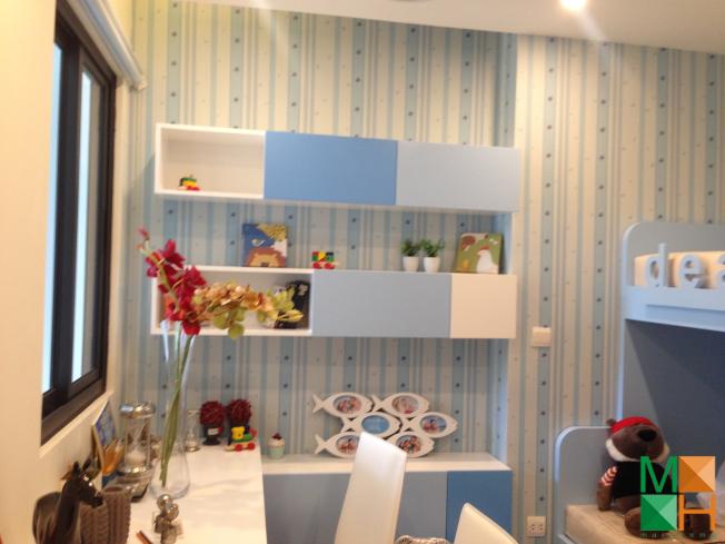 Kệ sách trang trí cho góc học tập thêm đẹp