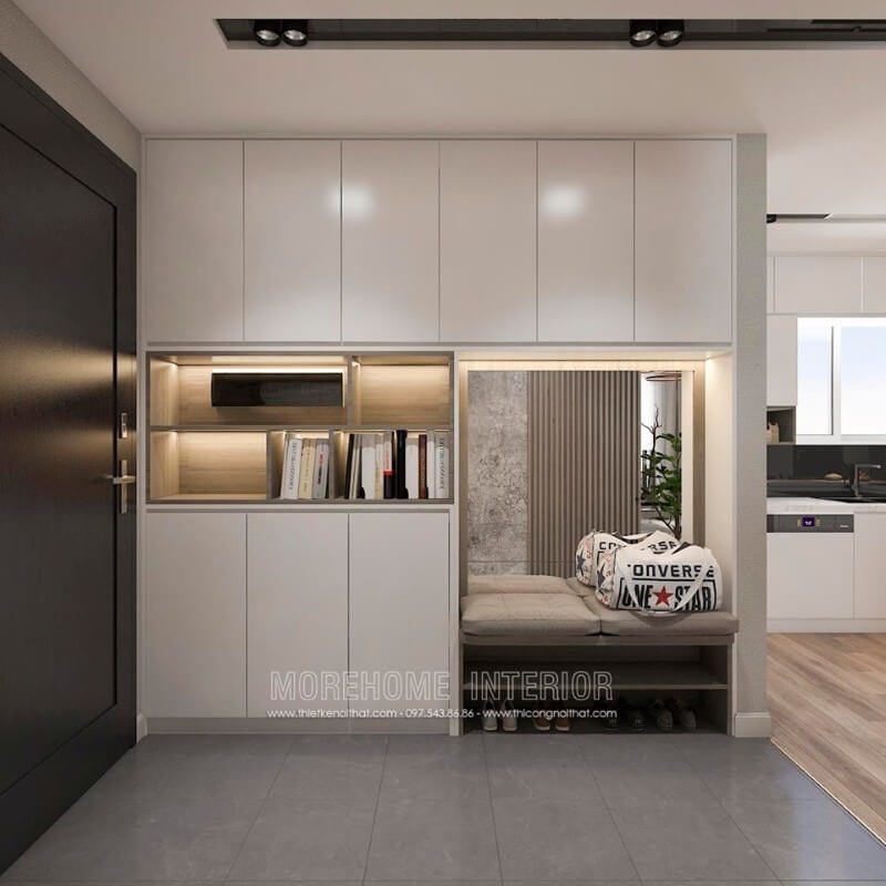 Mẫu cửa gỗ dành cho nhà chung cư hiện nay.